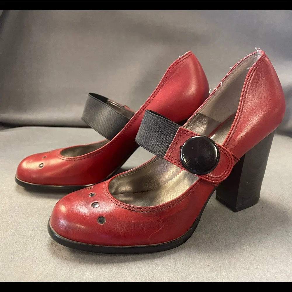Red REPORT high hells - Picture 1 of 5